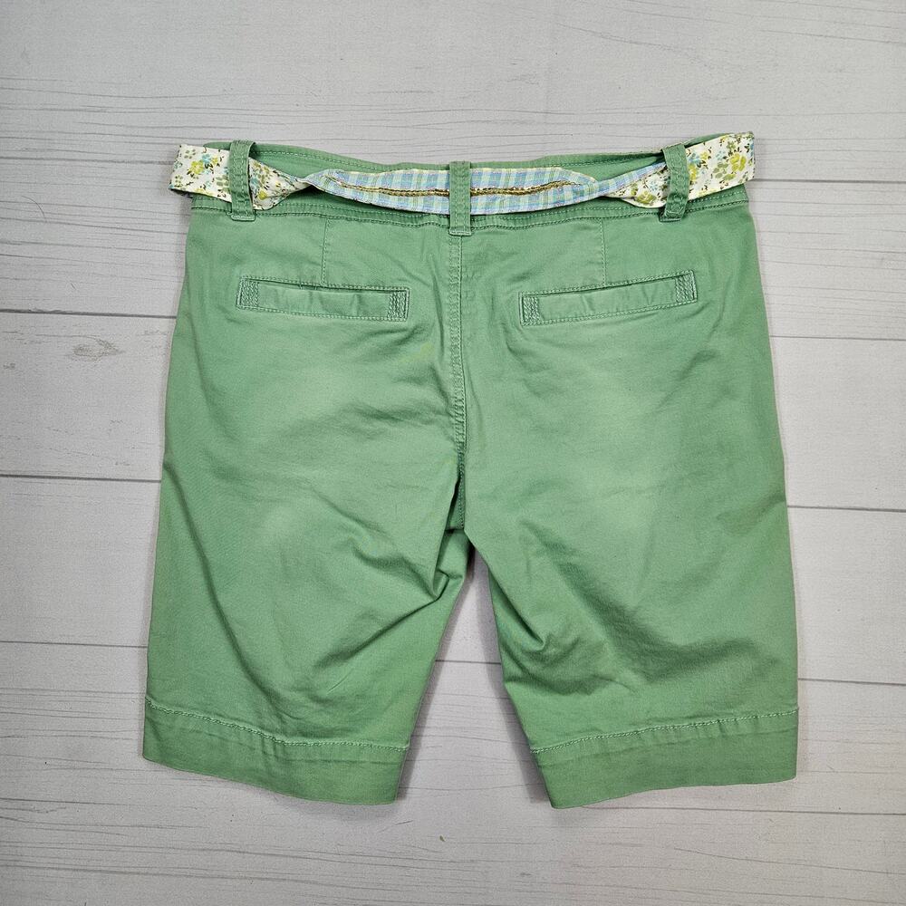 Y2k Aeropostale Bermuda Shorts Low-Rise Reversible Belt - Size 4 - Picture 3 of 8